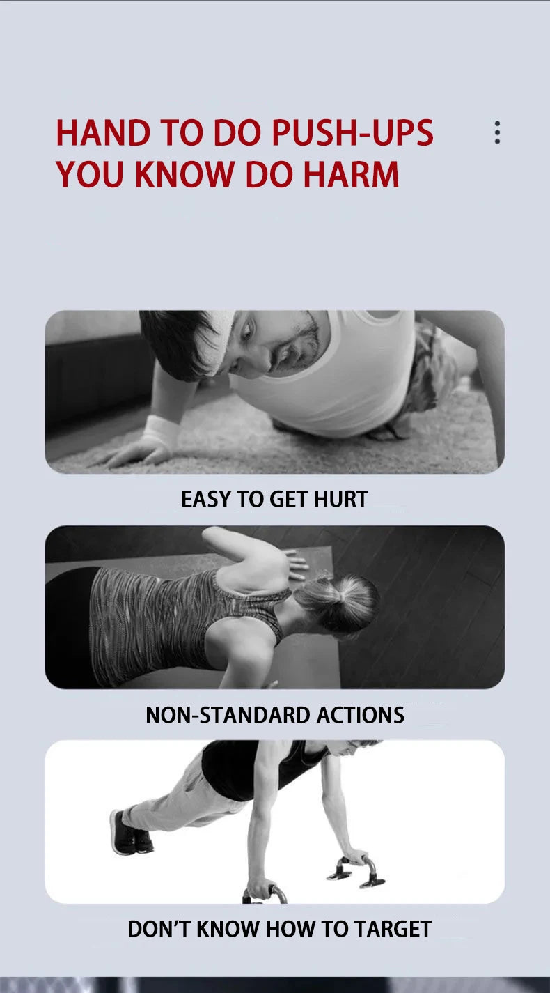 Portable Multifunctional Push-Up Board Set – Foldable Fitness Push-Up Bar for Full Upper Body Training