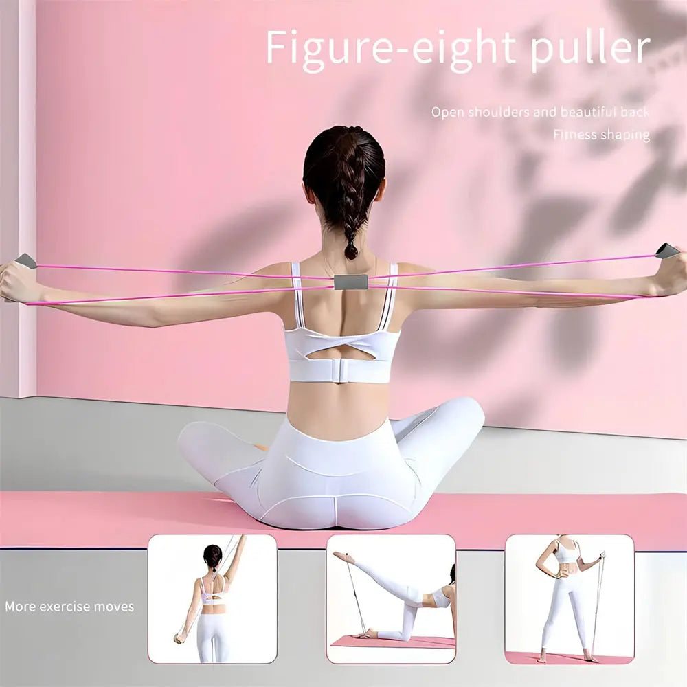 8pcs Yoga Fitness Set. and Complete Home Workout Kit