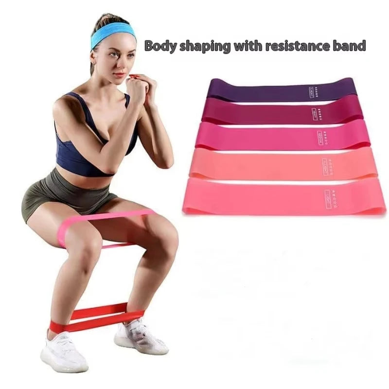 TPE Yoga Resistance Band for Stretching, Fitness & Strength Training