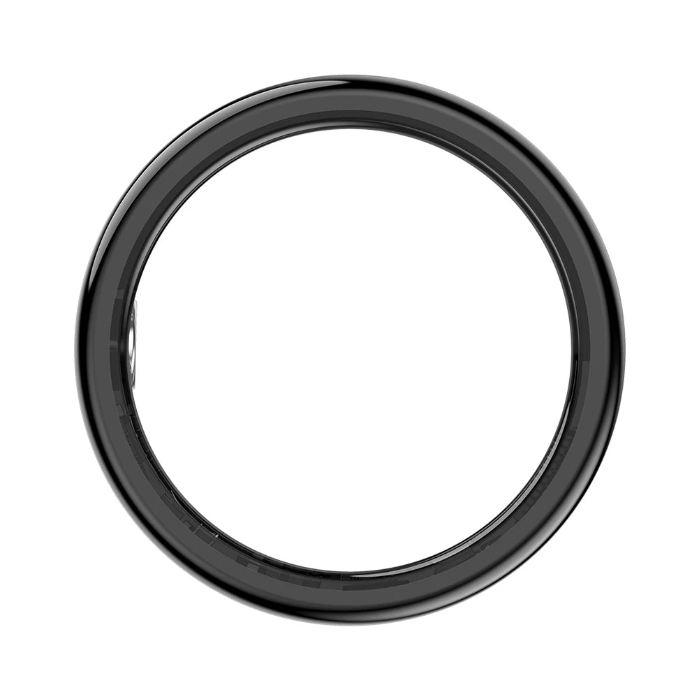 Sleek smart ring with health tracking sensors for fitness and sleep monitoring