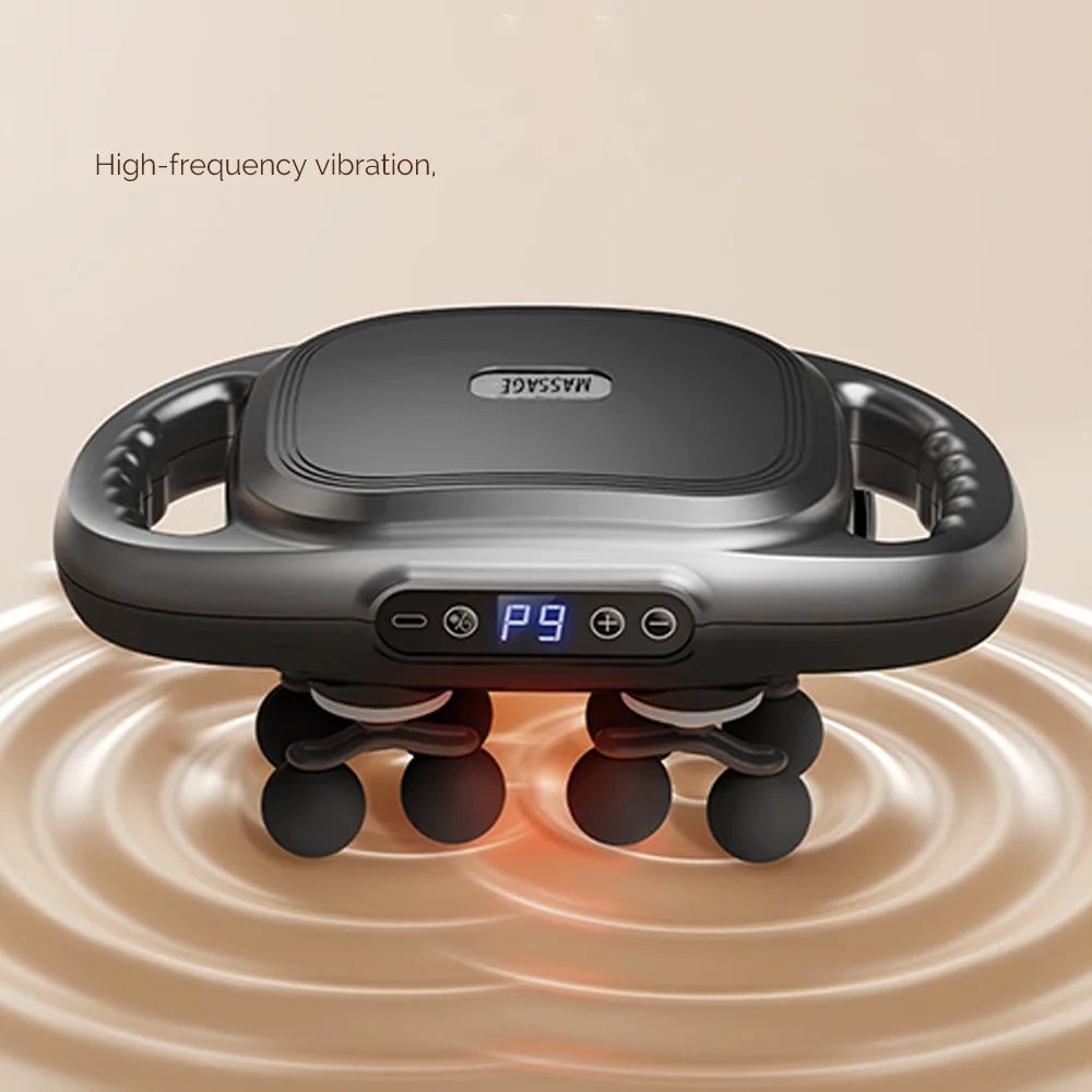 12-Head Fascia Gun Deep Tissue Muscle Massage Tool