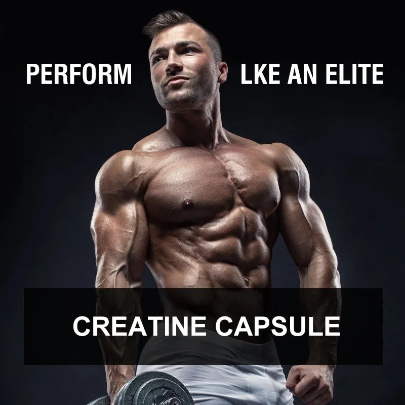 Pure creatine monohydrate powder supplement for muscle building and strength gains